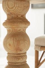 Chelsea 36" Round Dining Table in Smoke Gray Pine from Essentials For Living - Luna Furniture