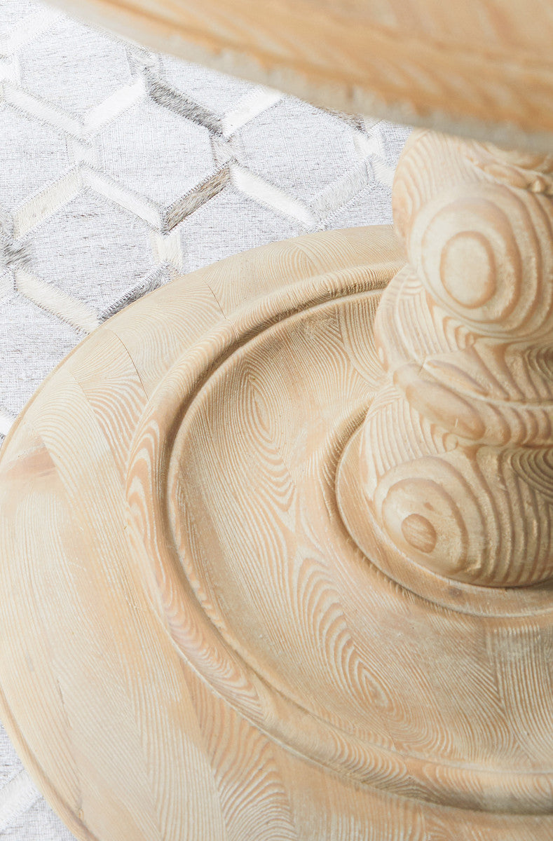 Chelsea 36" Round Dining Table in Smoke Gray Pine from Essentials For Living - Luna Furniture