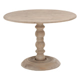 Chelsea 42" Round Dining Table in Smoke Gray Pine from Essentials For Living - Luna Furniture