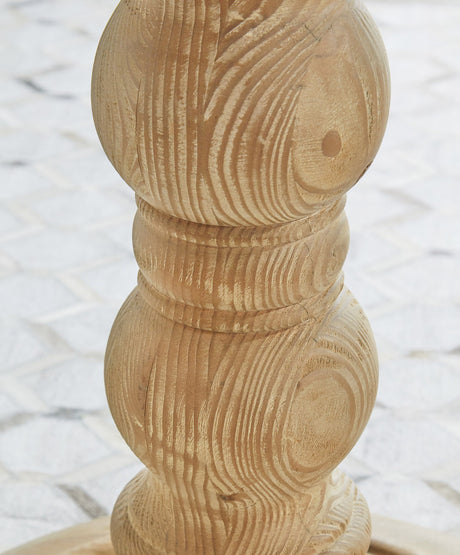 Chelsea 42" Round Dining Table in Smoke Gray Pine from Essentials For Living - Luna Furniture