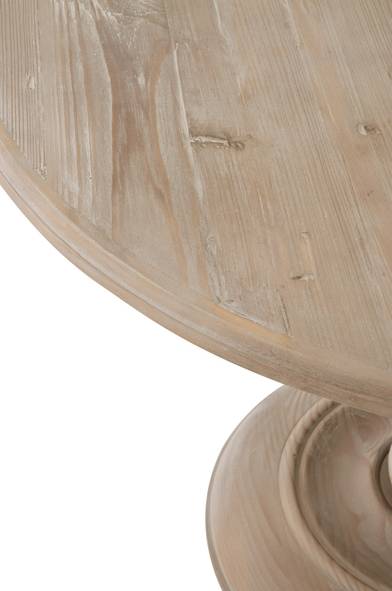 Chelsea 42" Round Dining Table in Smoke Gray Pine from Essentials For Living - Luna Furniture