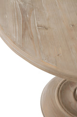 Chelsea 42" Round Dining Table in Smoke Gray Pine from Essentials For Living - Luna Furniture