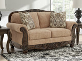 Chelsworth Golden Loveseat from Ashley - Luna Furniture