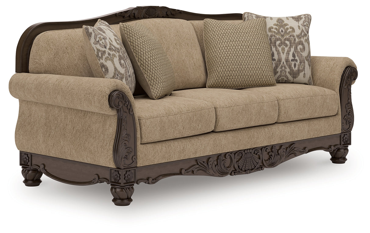 Chelsworth Sofa and Loveseat in Golden from Ashley - Luna Furniture