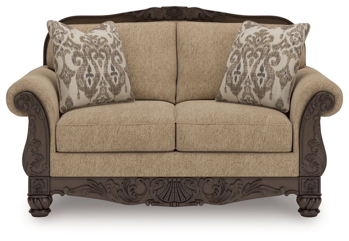 Chelsworth Sofa and Loveseat in Golden from Ashley - Luna Furniture