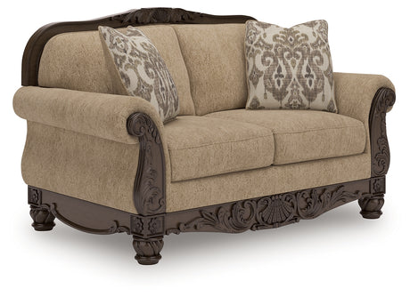 Chelsworth Sofa and Loveseat in Golden from Ashley - Luna Furniture