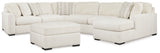 Chessington Ivory 4-Piece Sectional with Ottoman in Ivory from Ashley - Luna Furniture