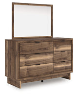 Chirason Brown Dresser and Mirror from Ashley - Luna Furniture