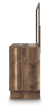 Chirason Brown Dresser and Mirror from Ashley - Luna Furniture