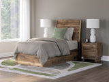 Chirason Brown Twin Platform Bed from Ashley - Luna Furniture