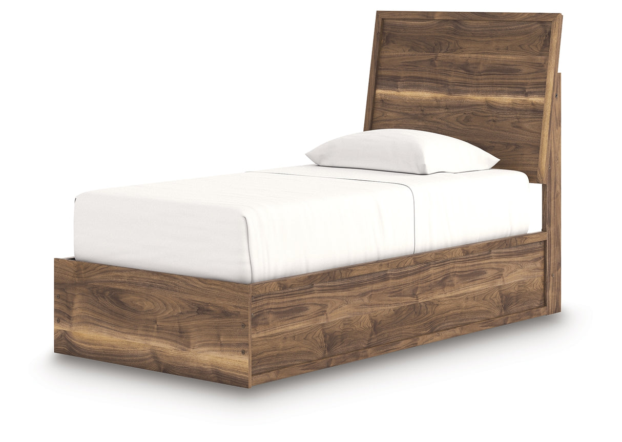Chirason Brown Twin Platform Bed from Ashley - Luna Furniture