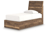 Chirason Brown Twin Platform Bed from Ashley - Luna Furniture