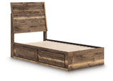 Chirason Brown Twin Storage Platform Bed from Ashley - Luna Furniture