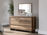 Chirason Full Upholstered Bed, Dresser and Mirror from Ashley - Luna Furniture