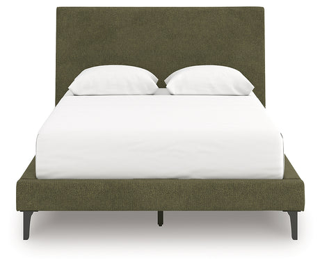 Chirason Full Upholstered Bed, Dresser and Mirror from Ashley - Luna Furniture