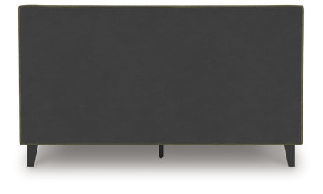 Chirason Sage Green California King Upholstered Bed with Roll Slats from Ashley - Luna Furniture