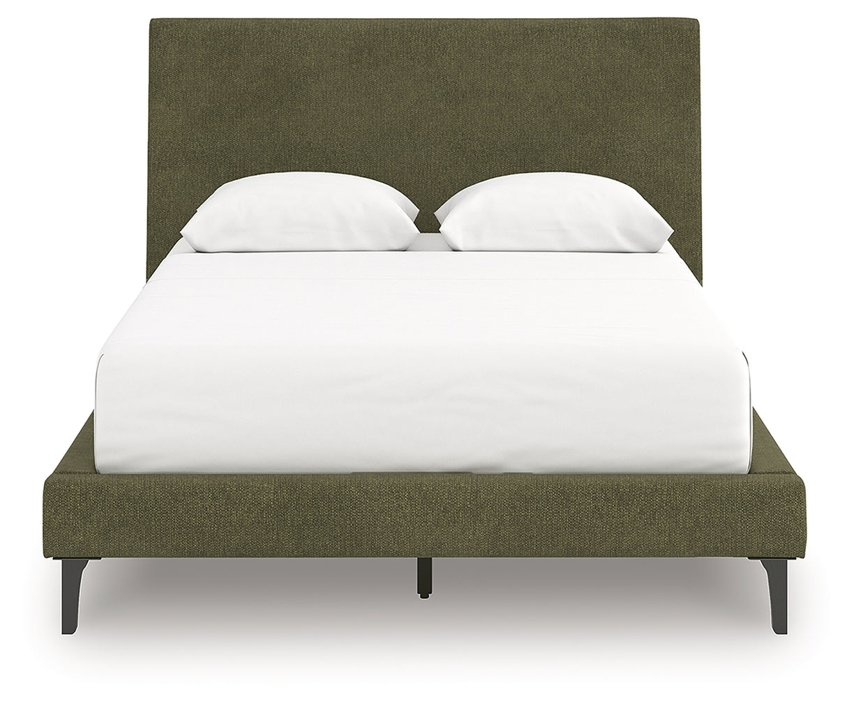Chirason Sage Green Full Upholstered Bed with Roll Slats from Ashley - Luna Furniture