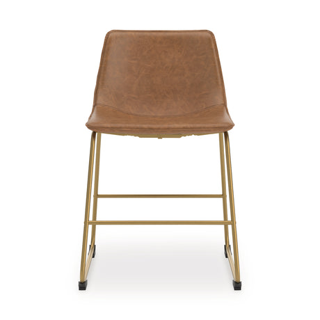 Ciabori Brown/Gold Dining Chair, Set of 2 from Ashley Furniture - Luna Furniture