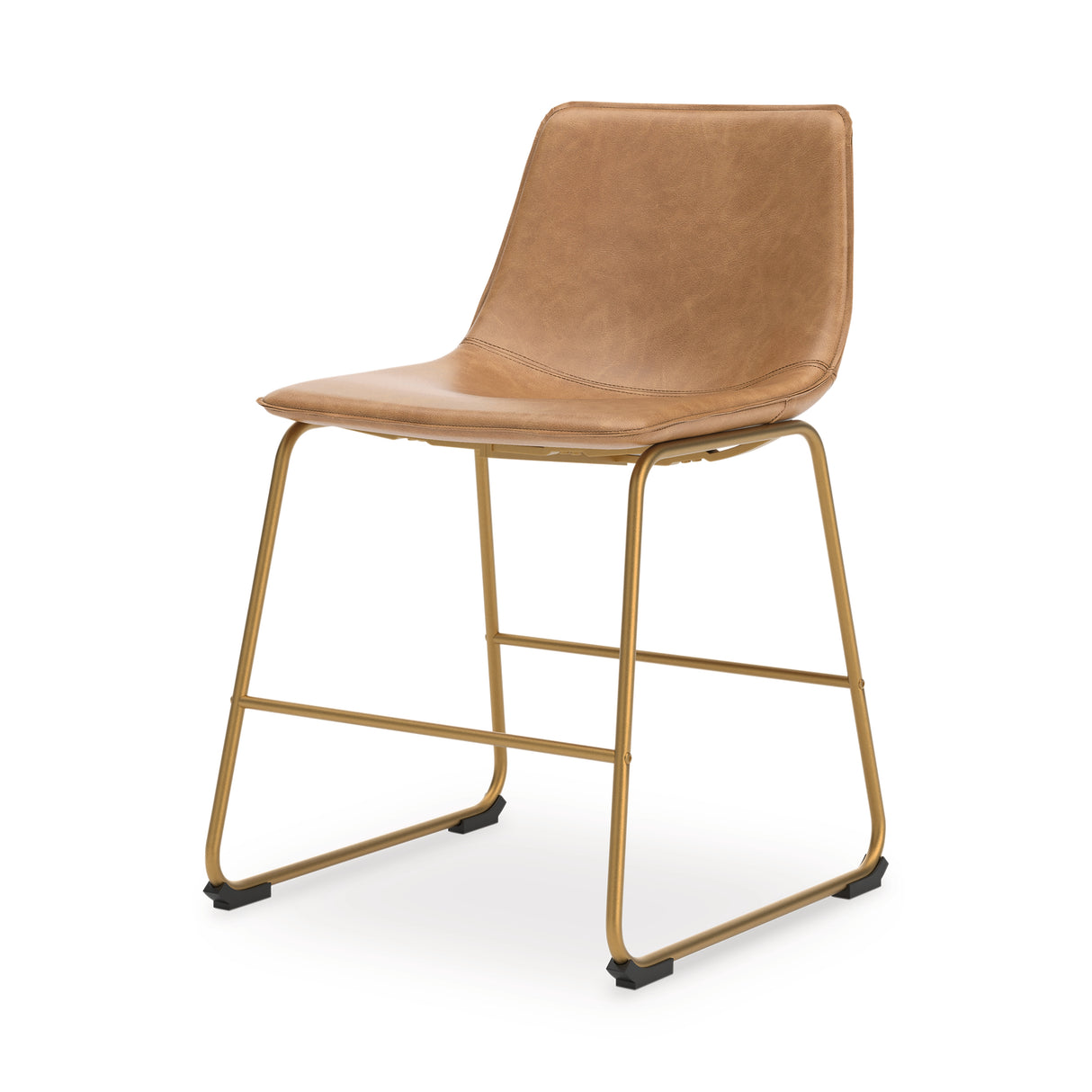 Ciabori Toast/Gold Dining Chair, Set of 2 from Ashley Furniture - Luna Furniture