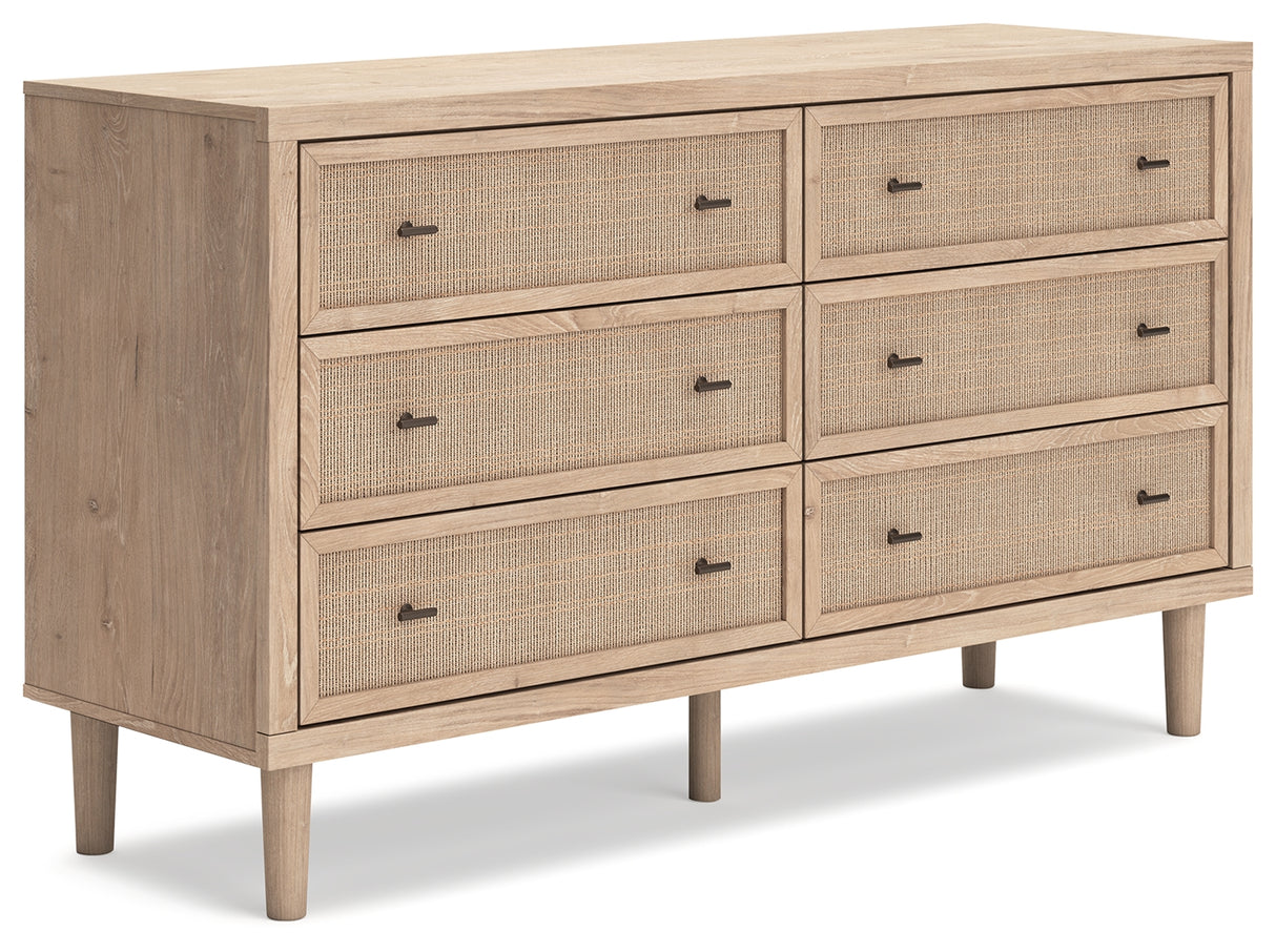 Cielden King Panel Headboard with Dresser in Two-tone from Ashley - Luna Furniture