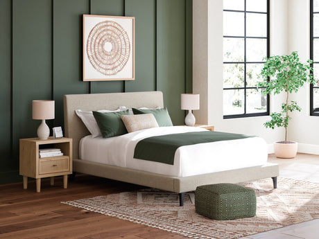Cielden Queen Upholstered Bed, Dresser and 2 Nightstands from Ashley - Luna Furniture