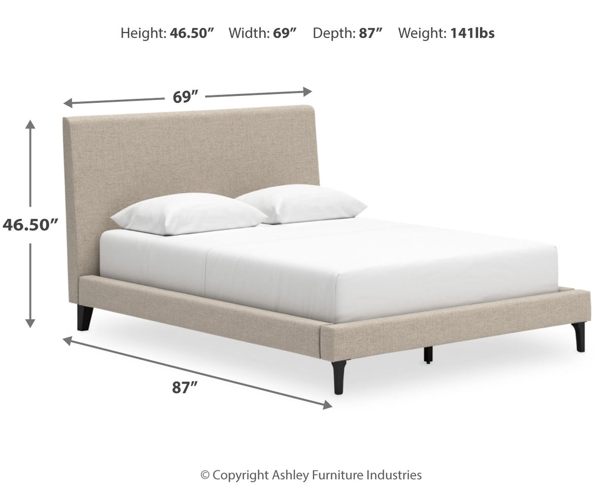 Cielden Queen Upholstered Bed, Dresser and 2 Nightstands from Ashley - Luna Furniture