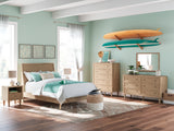 Cielden Two-tone Full Platform Bed from Ashley - Luna Furniture