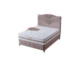 Cınar Queen Storage Bed With Headboard in Light Brown from Furnia - Luna Furniture