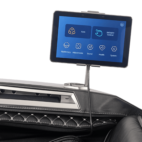 Circadian 4D DualFlex Massage Chair - Black/Black from Infinity - Luna Furniture