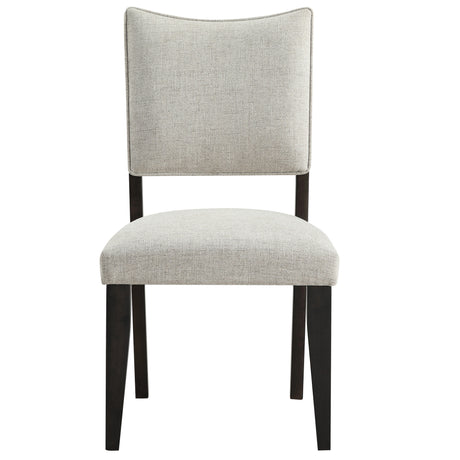 Roatan Black/Oatmeal Upholstered Side Chair, Set of 2 from Steve Silver - Luna Furniture