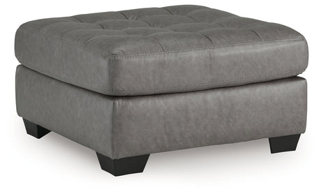 Clairette Court Alloy Oversized Accent Ottoman from Ashley - Luna Furniture