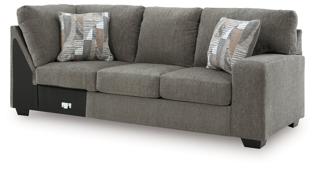 Clarington 3-Piece Sectional and Oversized Ottoman from Ashley Furniture - Luna Furniture