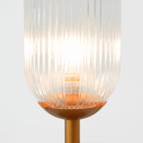 Clario Bronze Clear Glass Table Lamp from Ashcroft Furniture - Luna Furniture