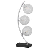 Claudia Black 30-inch Woven Spherical Metal Table Lamp from Coaster - Luna Furniture