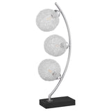 Claudia Black 30-inch Woven Spherical Metal Table Lamp from Coaster - Luna Furniture