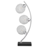 Claudia Black 30-inch Woven Spherical Metal Table Lamp from Coaster - Luna Furniture