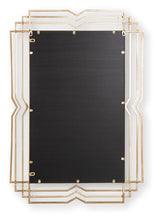 Claybrook Gold Finish Accent Mirror from Ashley - Luna Furniture