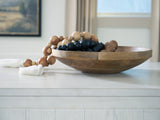 Clayburg Natural Brown Bowl from Ashley - Luna Furniture