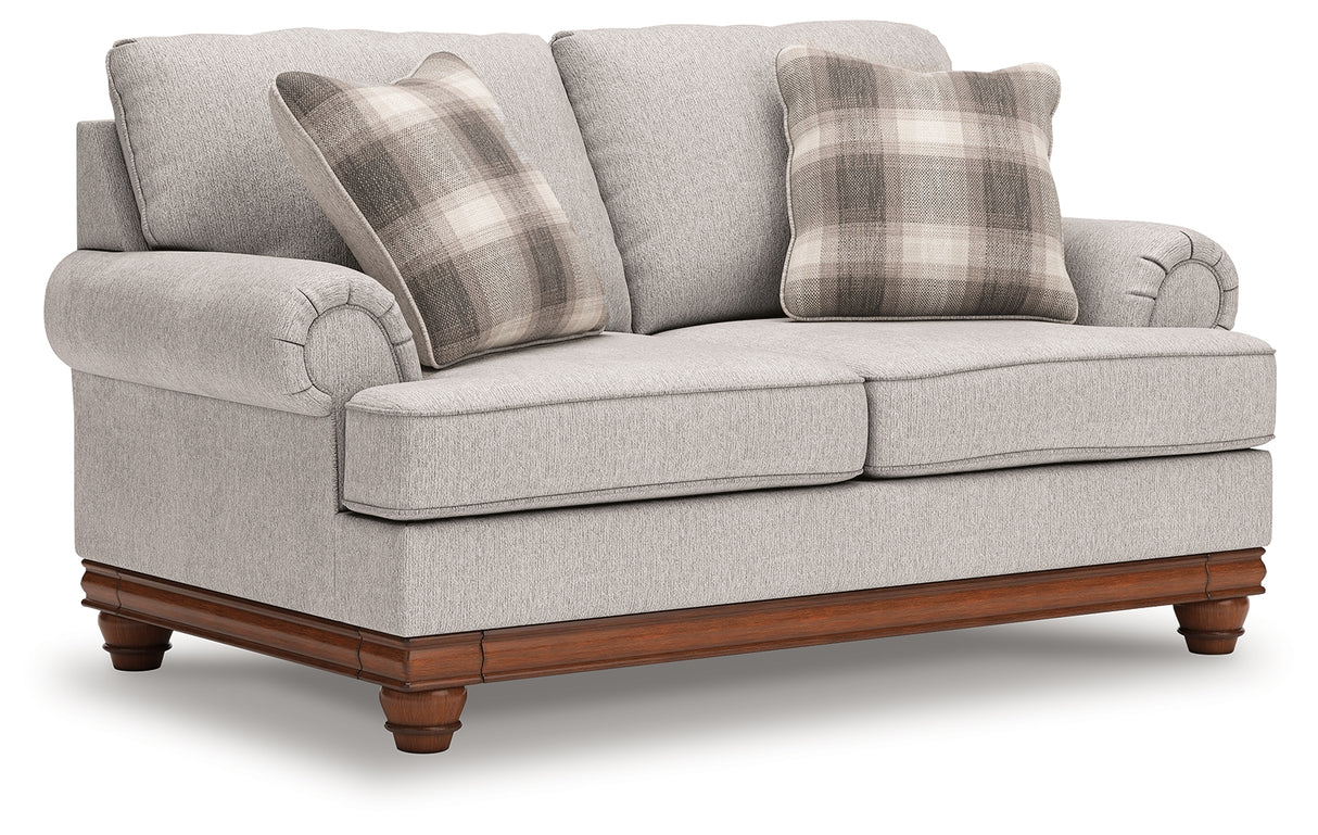 Clearbrooke Sandstone Loveseat from Ashley - Luna Furniture