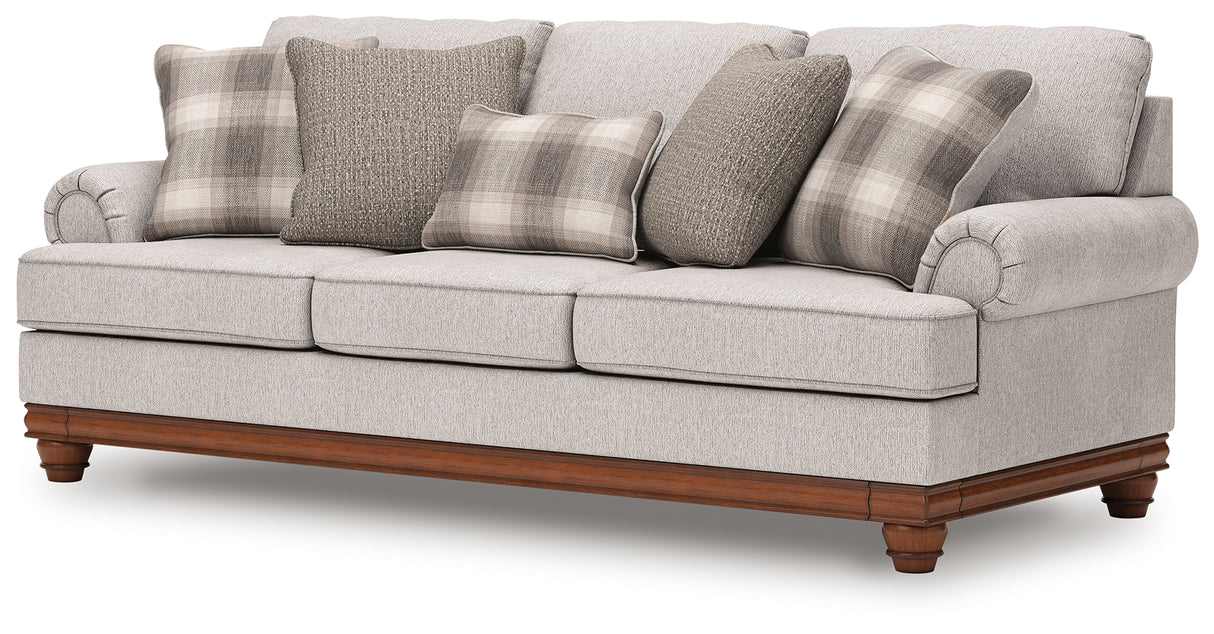 Clearbrooke Sofa and Loveseat in Sandstone from Ashley - Luna Furniture