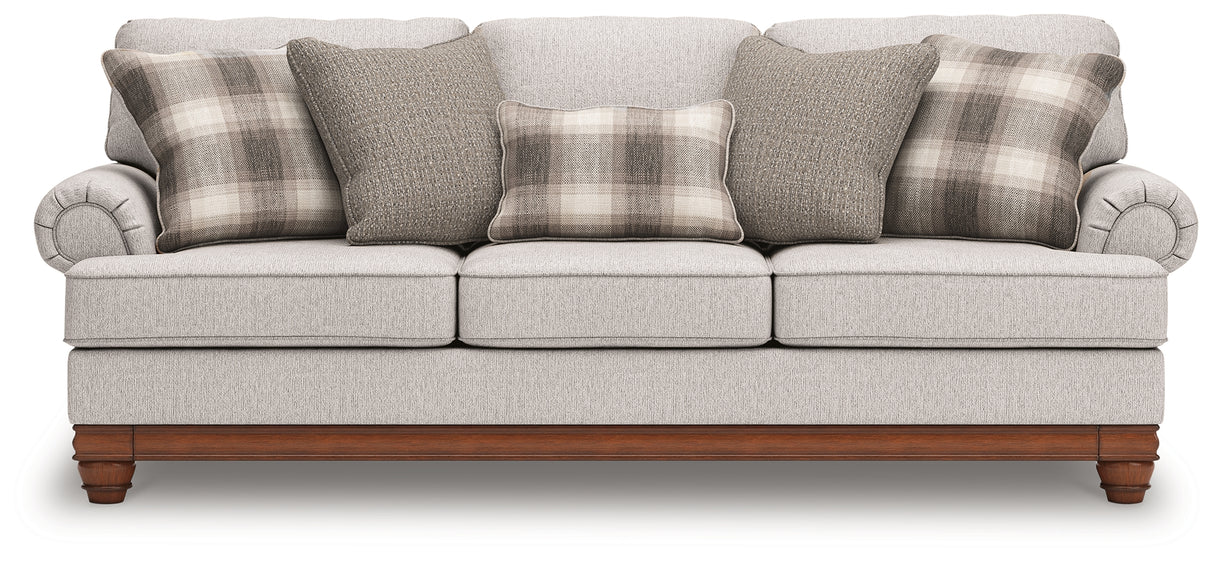 Clearbrooke Sofa and Loveseat in Sandstone from Ashley - Luna Furniture