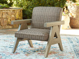 Cliff Trails Beige Outdoor Rocking Lounge Chair from Ashley - Luna Furniture