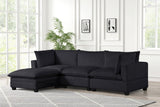Cloud Black Modular Sectional from Happy Homes - Luna Furniture