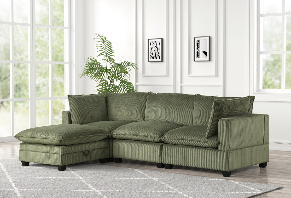 Cloud Olive Modular Sectional from Happy Homes - Luna Furniture