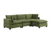 Cloud Olive Modular Sectional with Water Resistant Fabric from Happy Homes - Luna Furniture