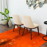 Clove Beige Velvet Dining Chair (Set Of 2) from Midinmod - Luna Furniture