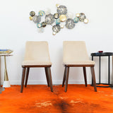 Clove Beige Velvet Dining Chair (Set Of 2) from Midinmod - Luna Furniture