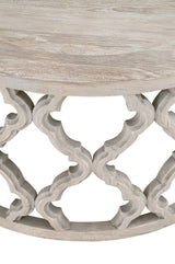 Clover Coffee Table in Smoke Gray Elm from Essentials For Living - Luna Furniture