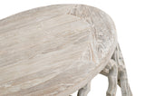 Clover Coffee Table in Smoke Gray Elm from Essentials For Living - Luna Furniture