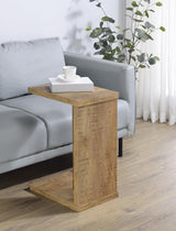 Clower Mango Engineered Wood C-Shaped Sofa Side Table from Coaster - Luna Furniture